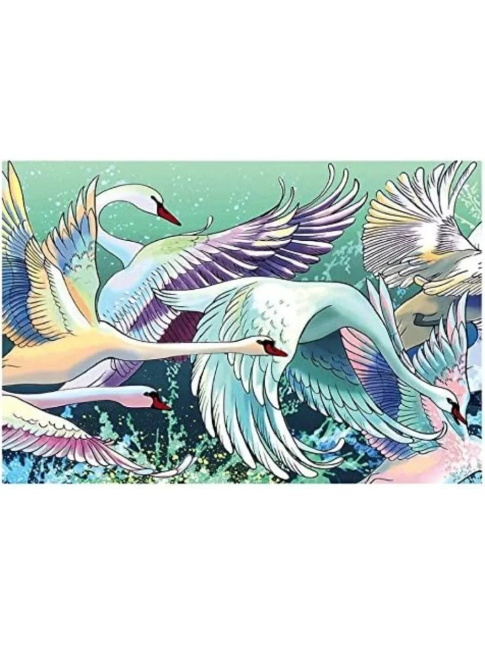 Hand-Painted Pure Cotton Scarves | Unique Digital Print Fashion Accessories